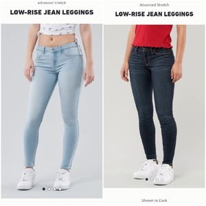 (4) pairs! Hollister Low & Mid Rise Jeggings